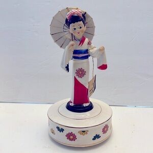 Schmid Musical Asian Girl Figurine Girls of the World
